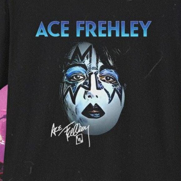 Ace Frehley Rock Tee Retro Concert Tour T-Shirt Classic Band Fan Gift top 166 - Picture 2 of 5